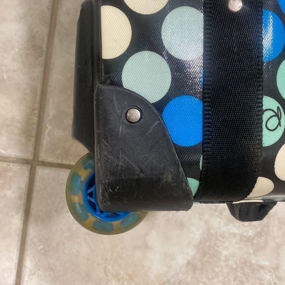 🌼 Vintage Y2K Roxy Suitcase Roxy Luggage Roxy Carry-on Rare Roxy - Picture 8 of 17